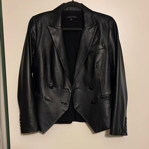 Antonio Melani Leather Blazer